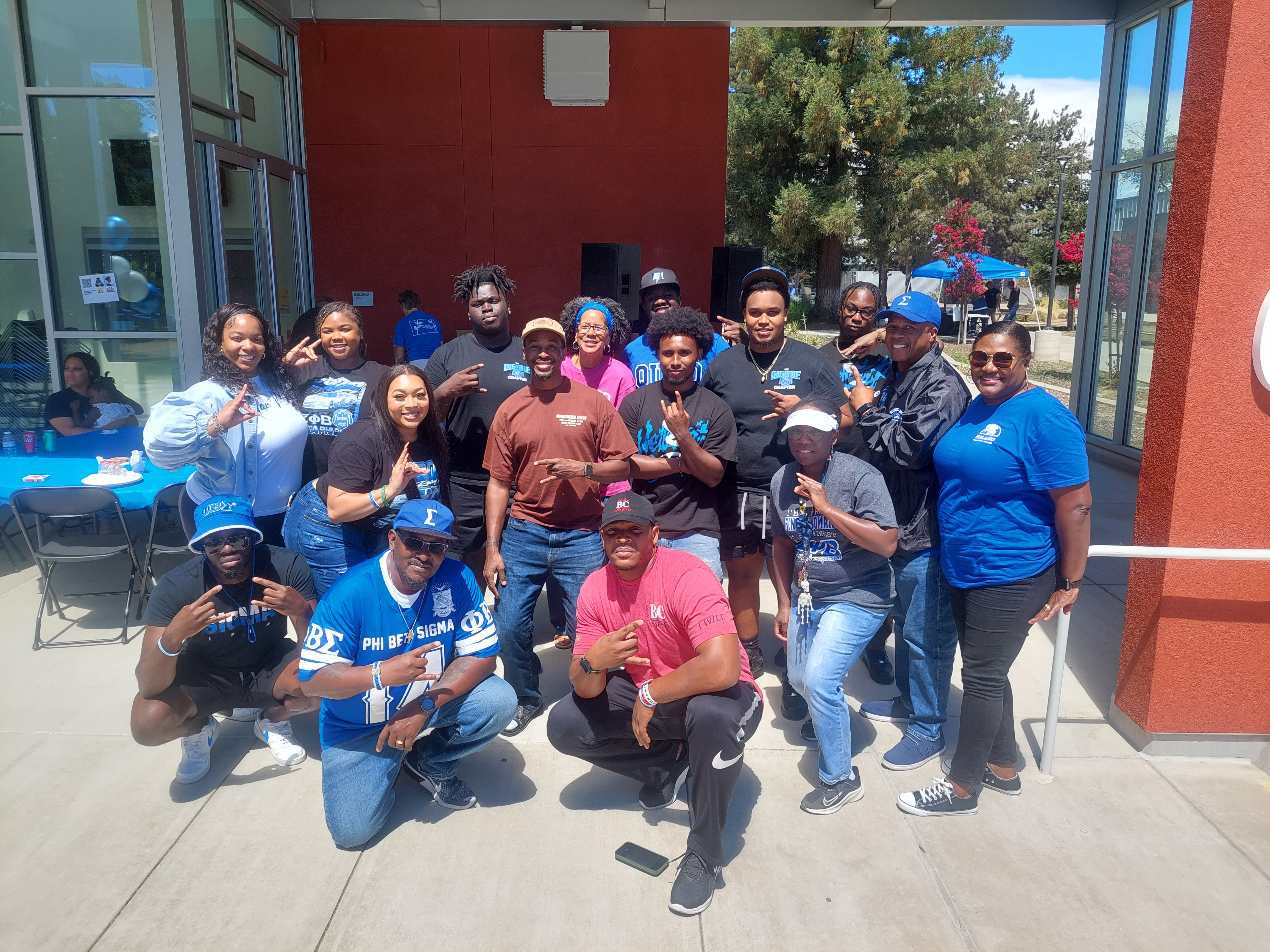 Black family BBQ