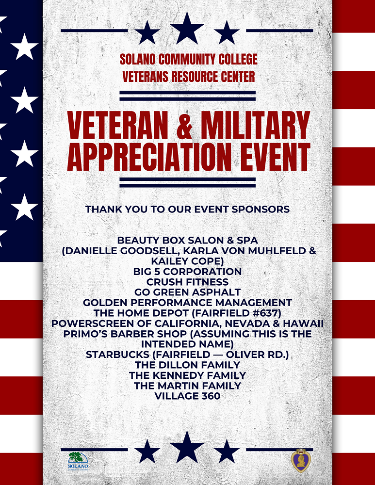 Veterans Appreciation Day Event Sponsors