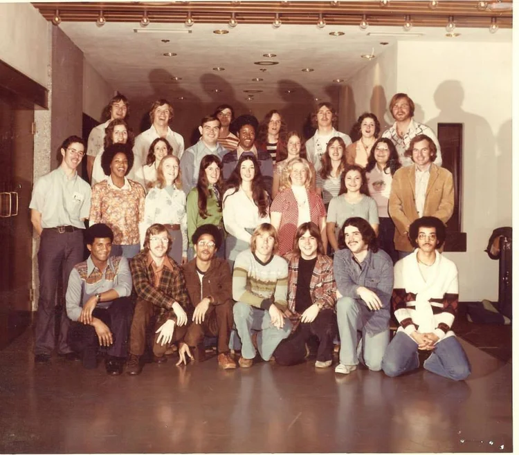 Cast from Anything Goes in the 80s